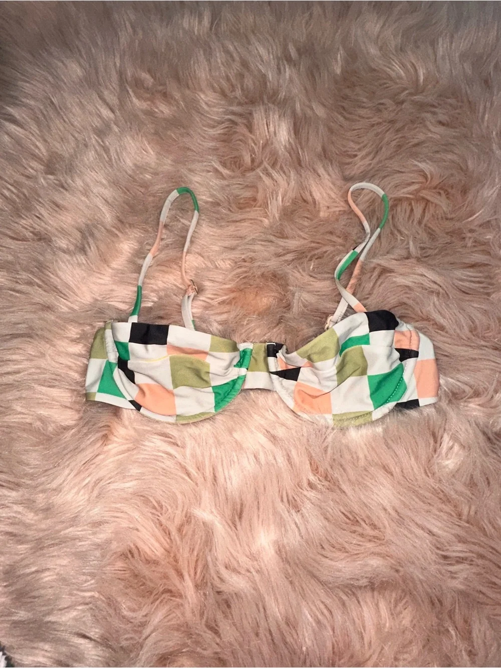 ACACIA • Hadley Top in Eames sz small checkered resort